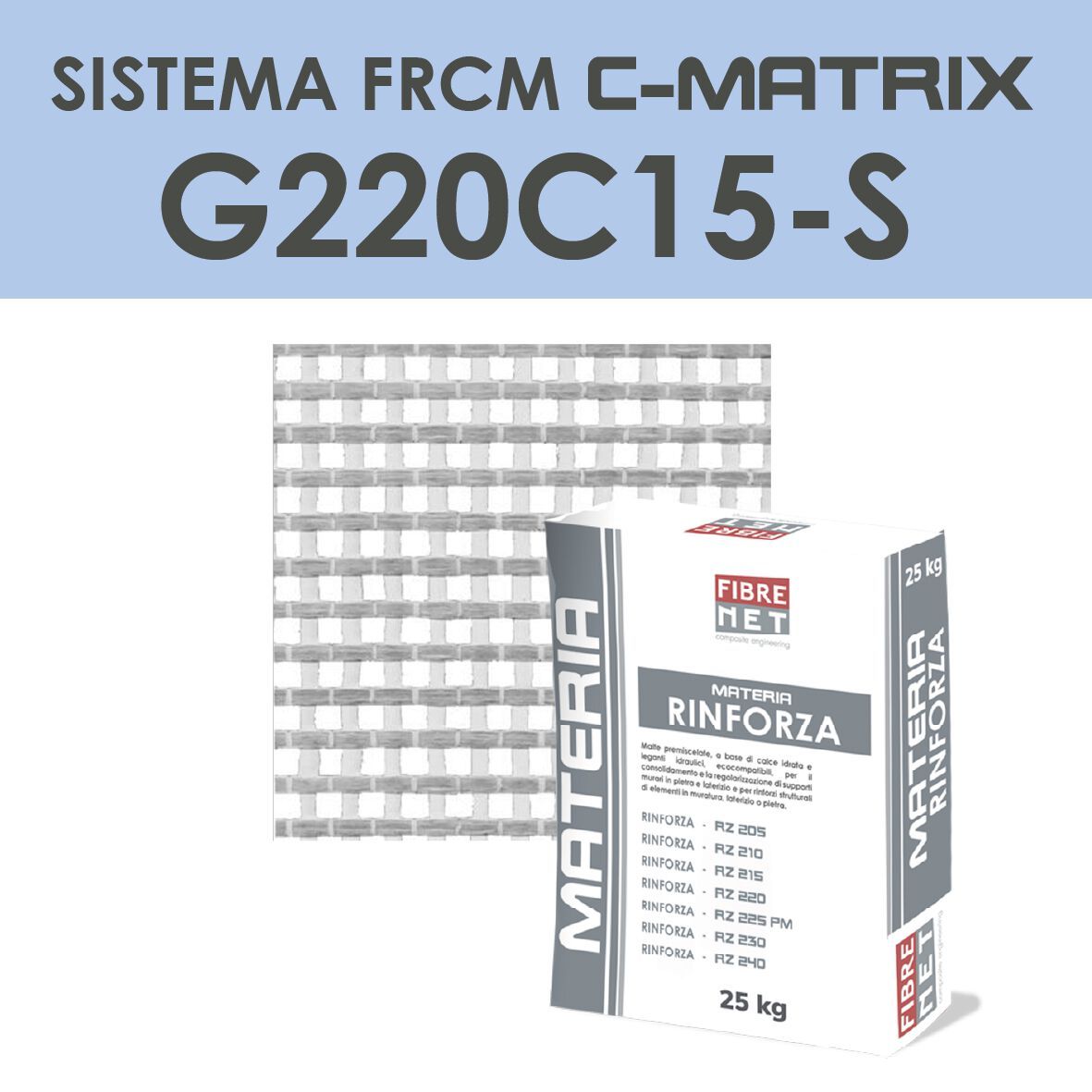 Система армирования FRCM Fibre Net C-MATRIX ARCH-00032771 - Вид №1