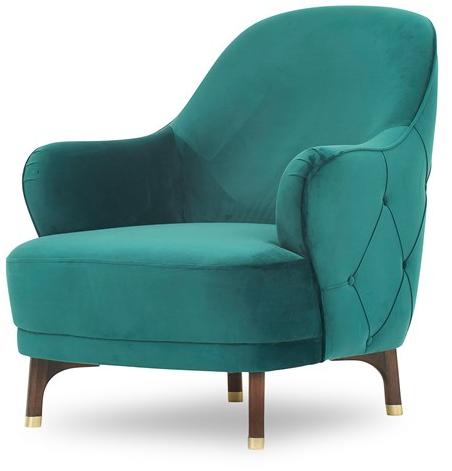 Enza Home Кресло из ткани с подлокотниками Navona sun-id-1500286 - Вид №1