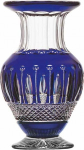 10556014 St. Louis Ваза St. Louis "Томми" 25см (тёмно-синяя) Хрусталь