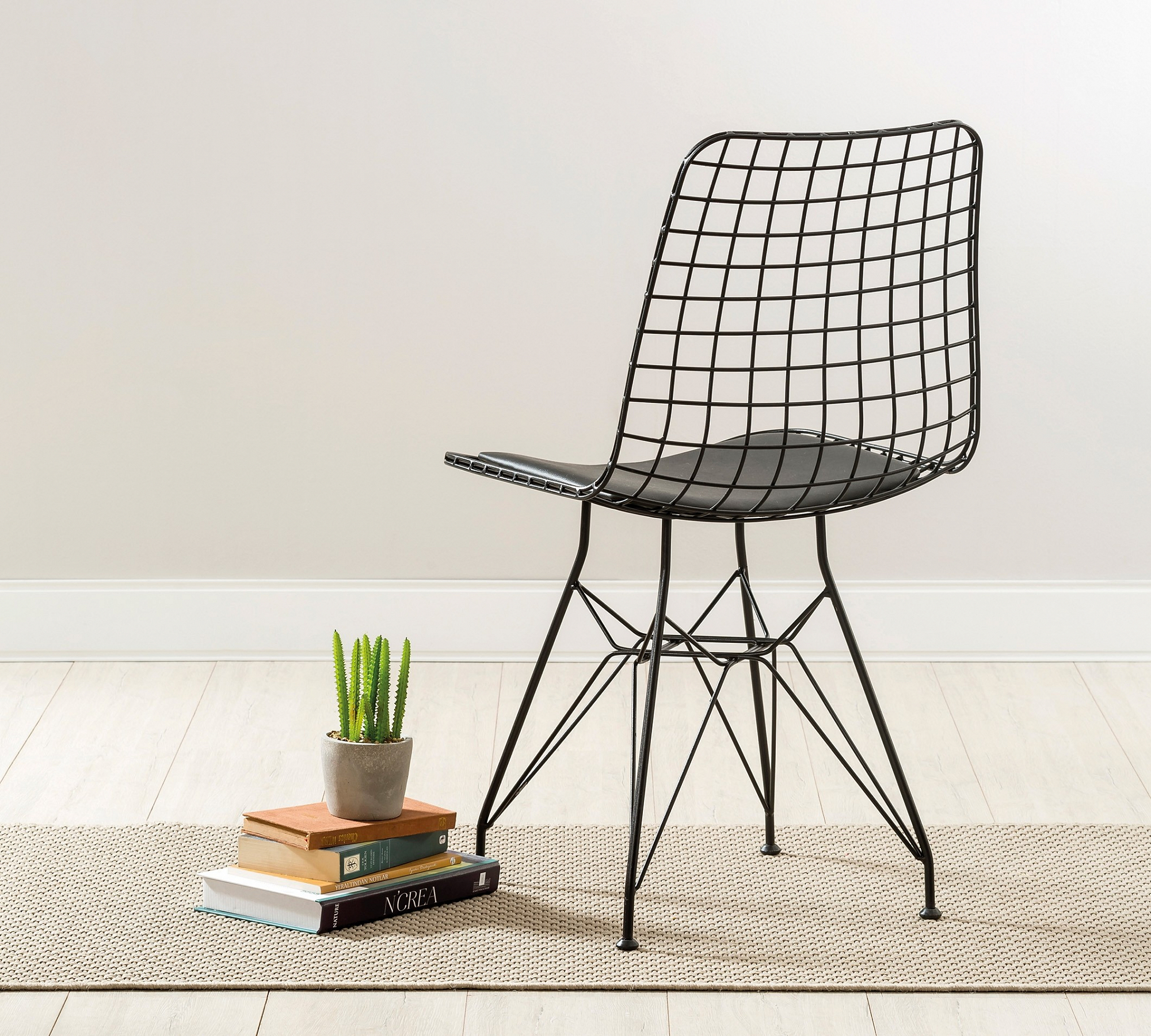 Стул черный на металлических ножках Dark CILEK DARK METAL 00-3832557 Черный Santreyd  - Вид №4