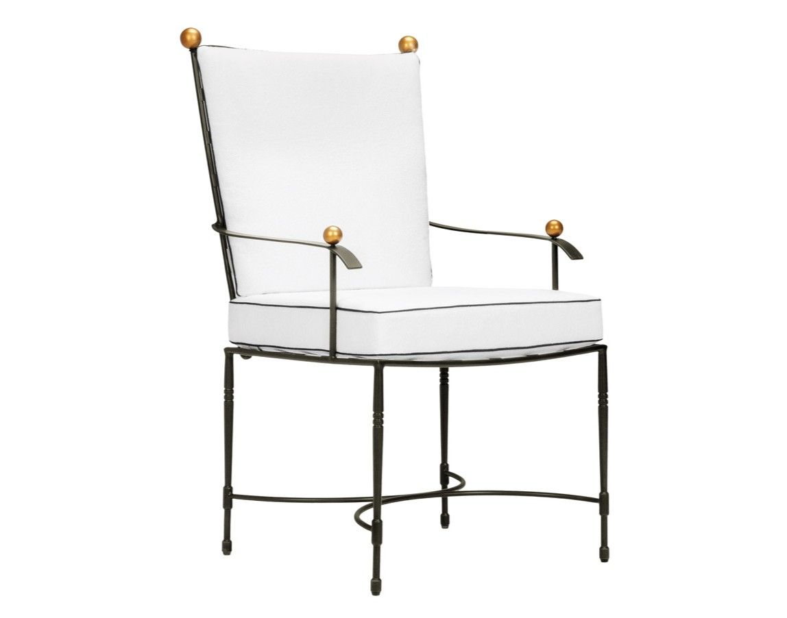 Садовый стул из нержавеющей стали с подлокотниками JANUS et Cie ARCH-00124538 - Вид №12