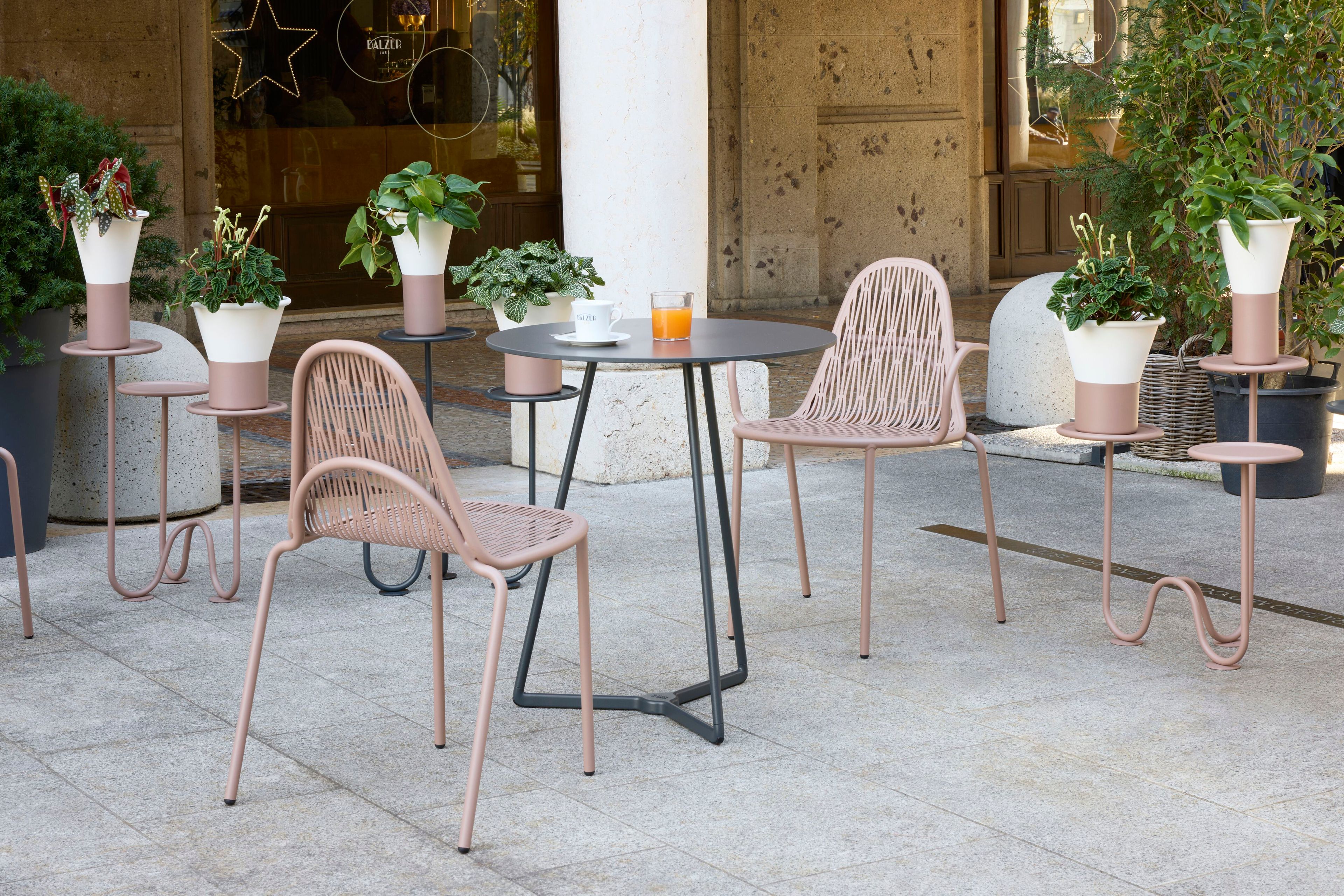 Металлический штабелируемый садовый стул S-CAB Malvasia ARCH-00049078 - Вид №15