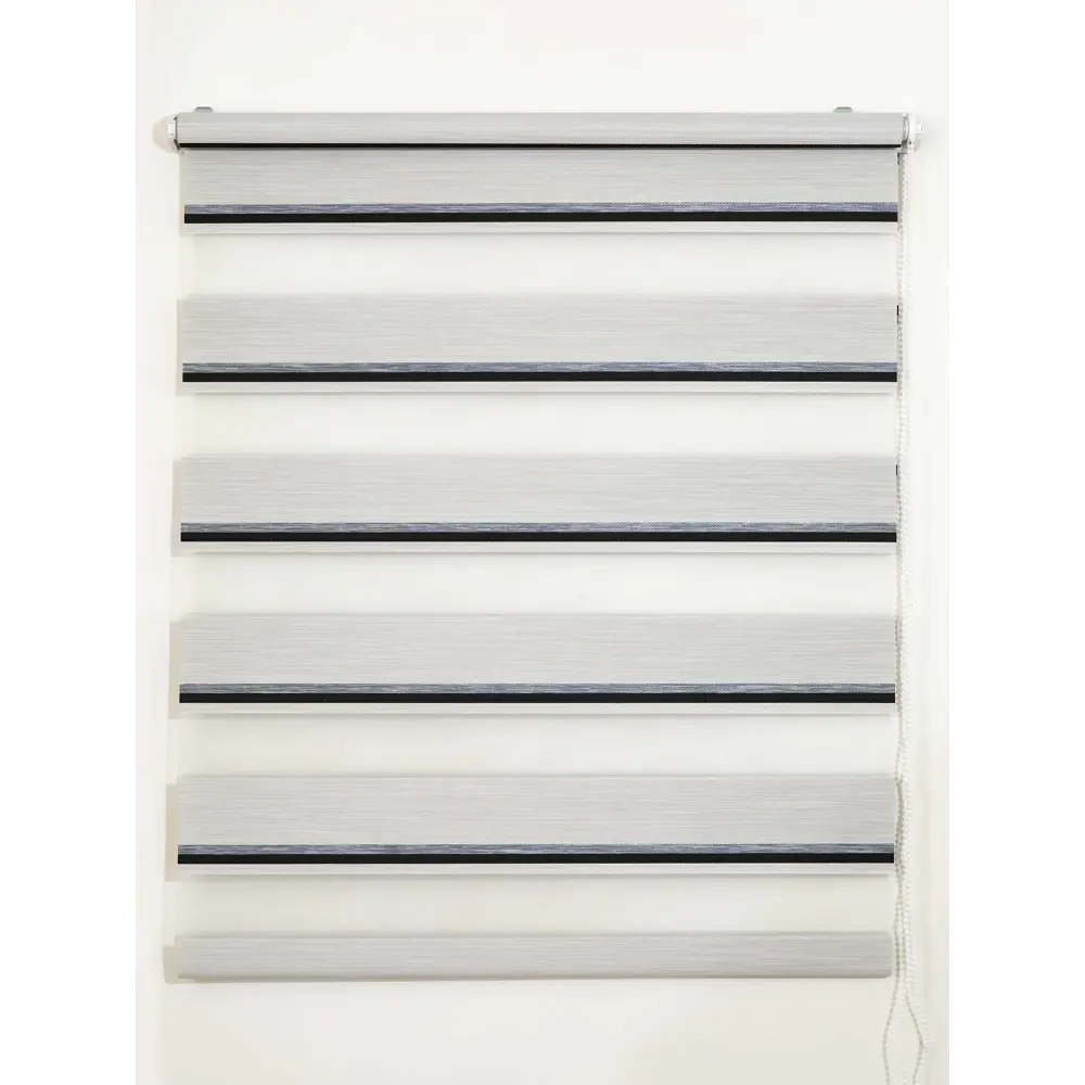 Штора рулонная день-ночь Лечче 160x175 см серая MIAMOZA STLM-2170125