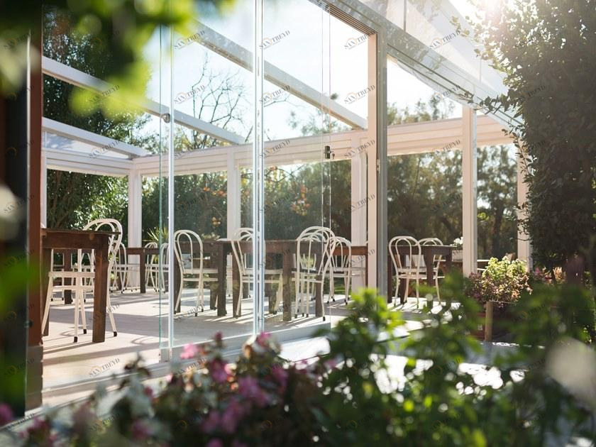 KE Outdoor Design Алюминиевая пергола со сдвижной крышкой Gennius sun-id-1392732