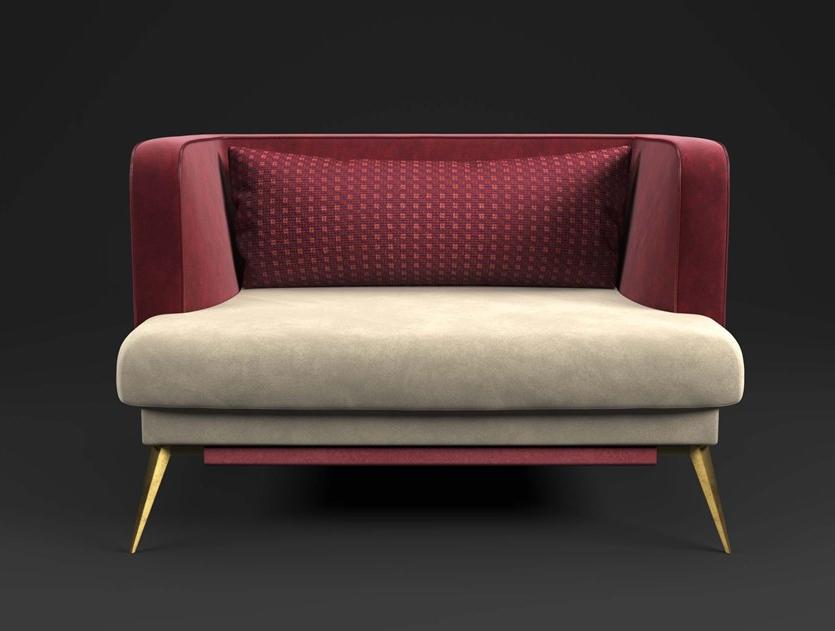 ROSSATO ARREDAMENTI Бархатное кресло Home Rhc-04 - Вид №3