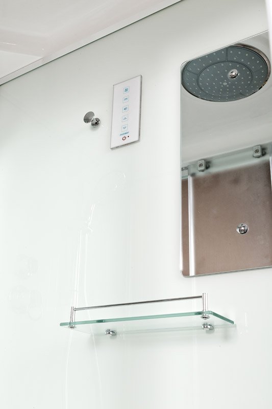 А102 L LED с кнопкой и гидромассажем Душевая кабина DETO Серия А D279S LED - Вид №22