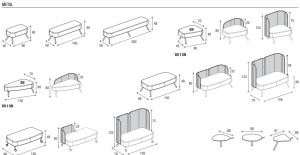2-местный тканевый диван