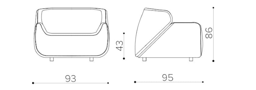 Тканевое кресло с подлокотниками True Design Aladdin ARCH-00042933 - Вид №4