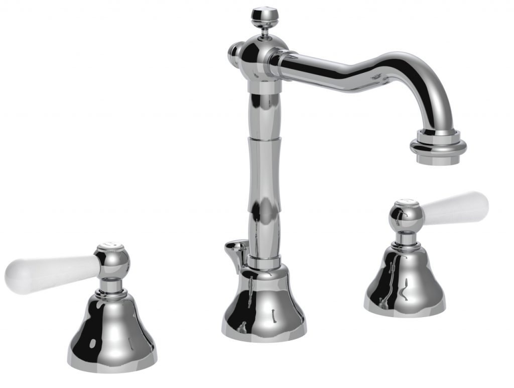 9501 Смеситель для раковины на три отверстия со сливным клапаном из латуни 1,1 / 4 ”. Bongio La Tosca 