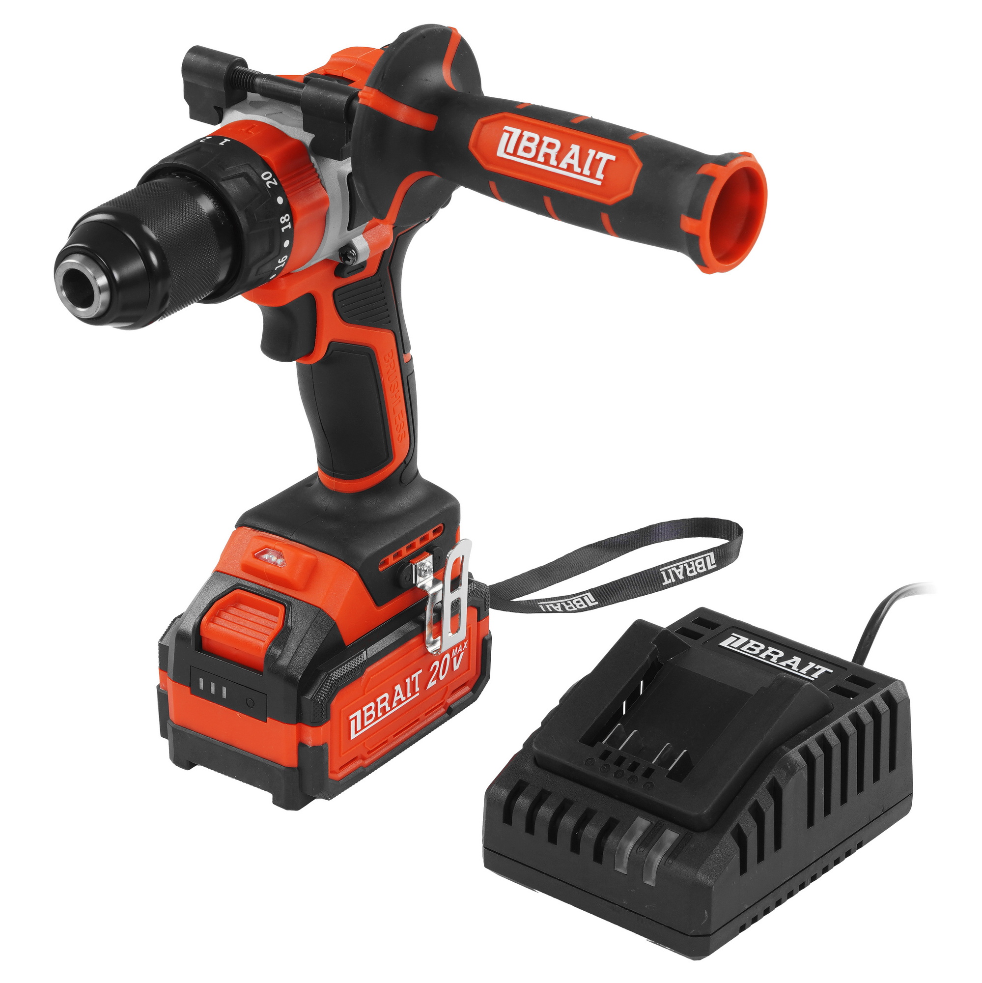 Дрель-шуруповерт BRAIT BCD20SUMBL 9230658 STDN-0077763