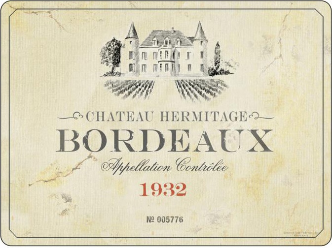 10611250 Pimpernel Набор подставок под горячее Pimpernel "Вина Франции" 40х29см, 4шт Пробка 