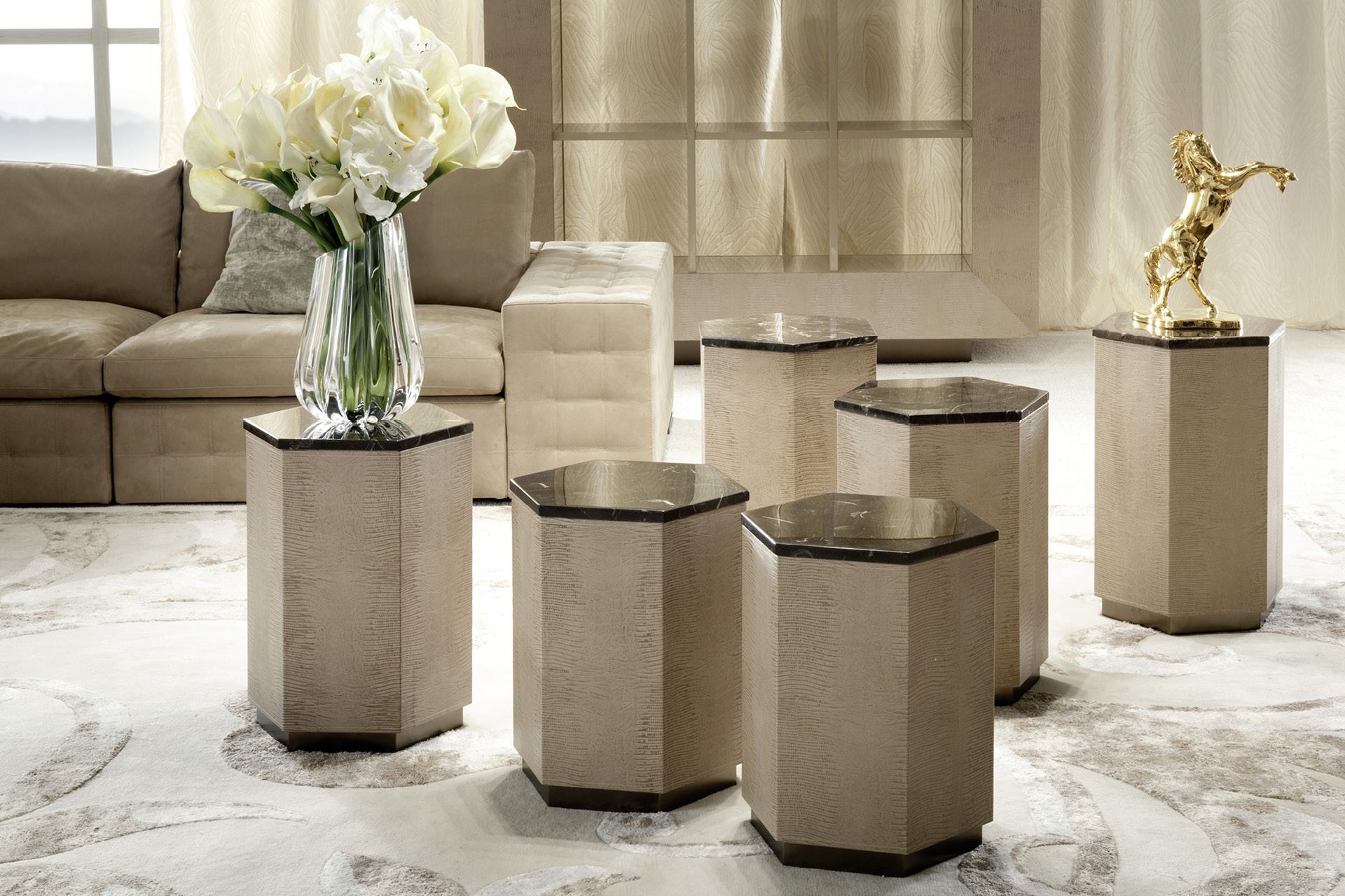 900/43 Lifetime восьмиугольный стол - giorgio collection - Вид №1