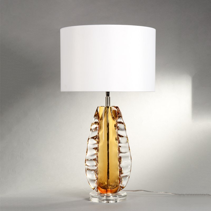 Настольная лампа 63х35 см янтарная Crystal BRTL3117 DELIGHT COLLECTION  00-3882447 Белый;желтый;прозрачный  - Вид №2