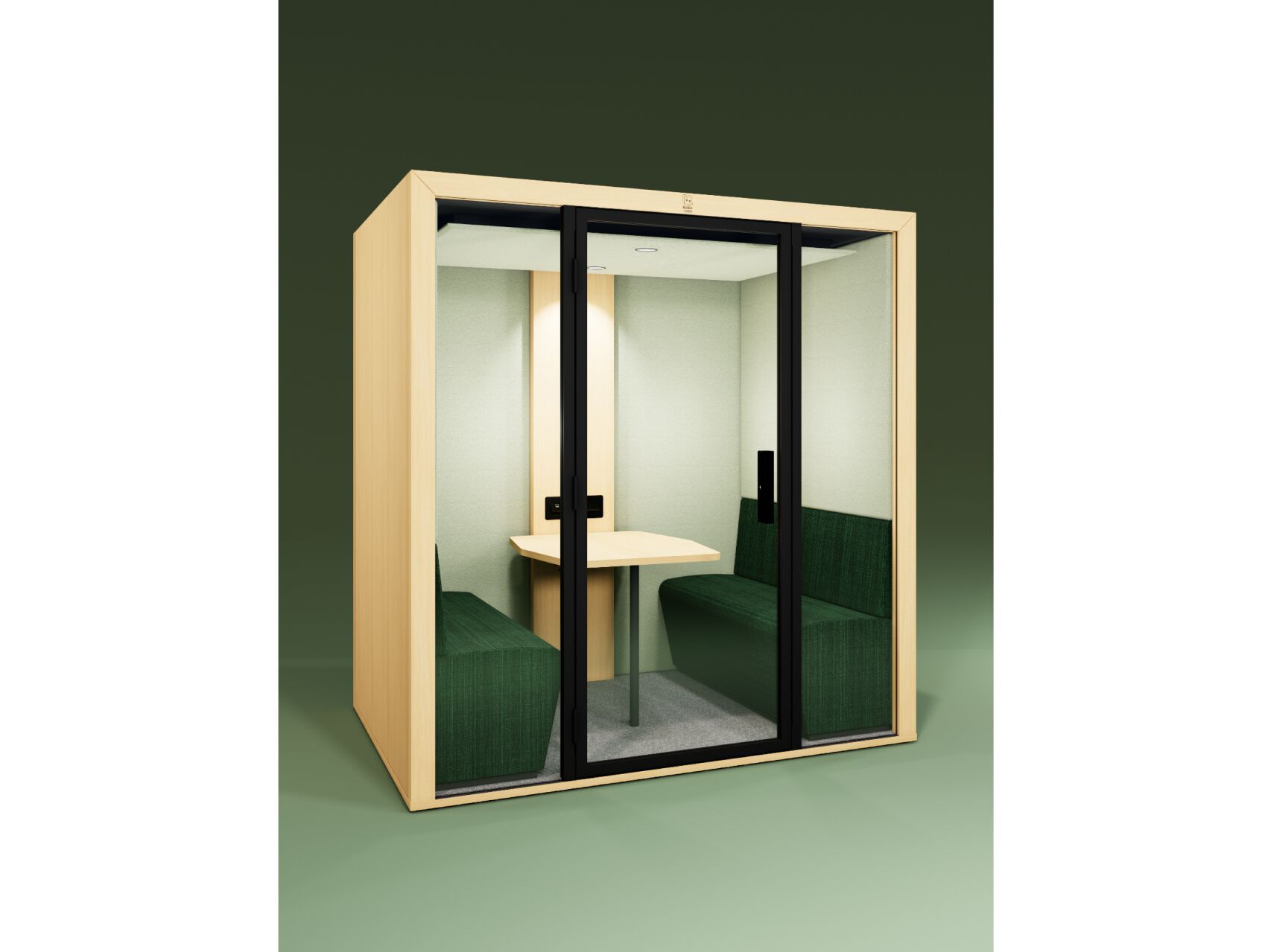 Акустическая офисная кабина со встроенным освещением Blabla-Cube бюро ARCH-00024300