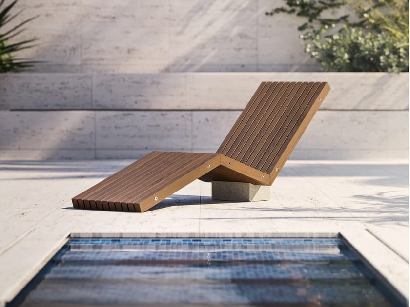 Стул для отдыха из массива дерева MODULNOVA XY ARCH-00041960