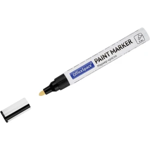 Маркер-краска OFFICE SPACE для точной разметки, черный 89387338