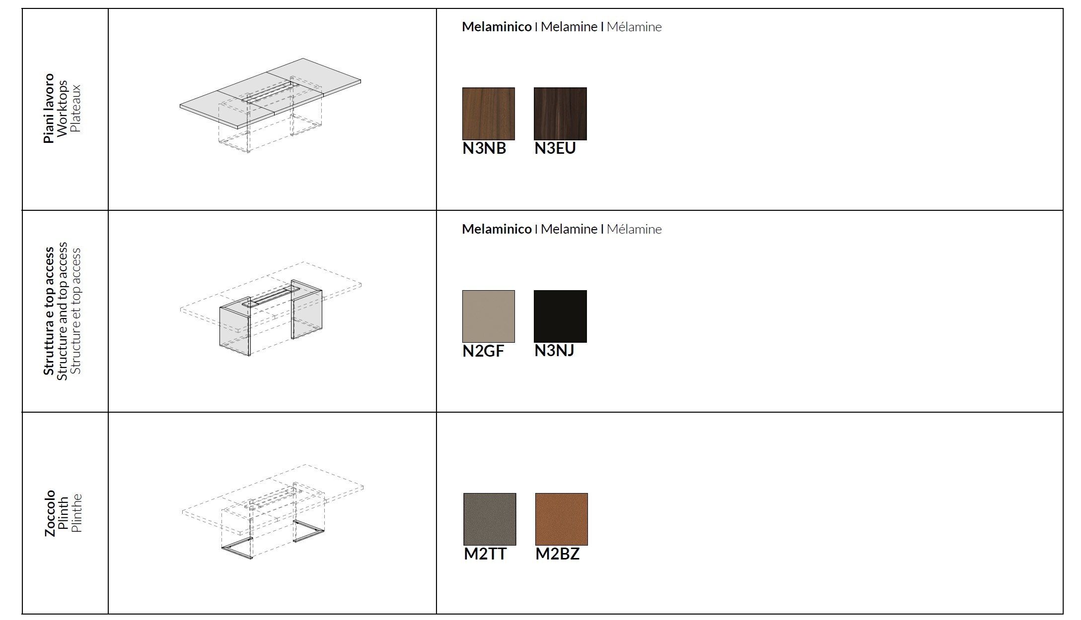 Деревянный прямоугольный стол для совещаний с электрической розеткой About Office Bold58 ARCH-00014191 - Вид №3