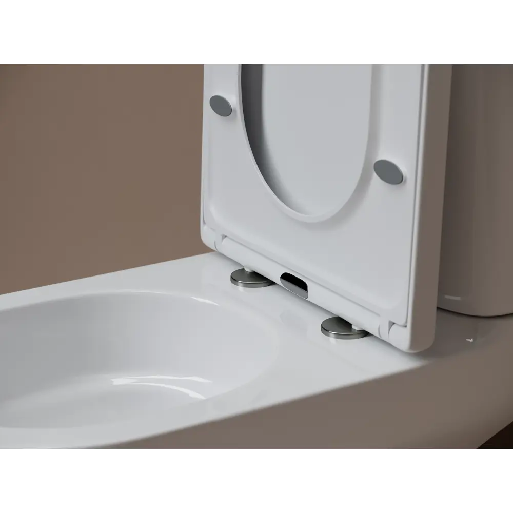 Унитаз-компакт Flo Round безободковый сиденье с микролифтом двойной смыв цвет Santreyd STLM-2029729 - Вид №7