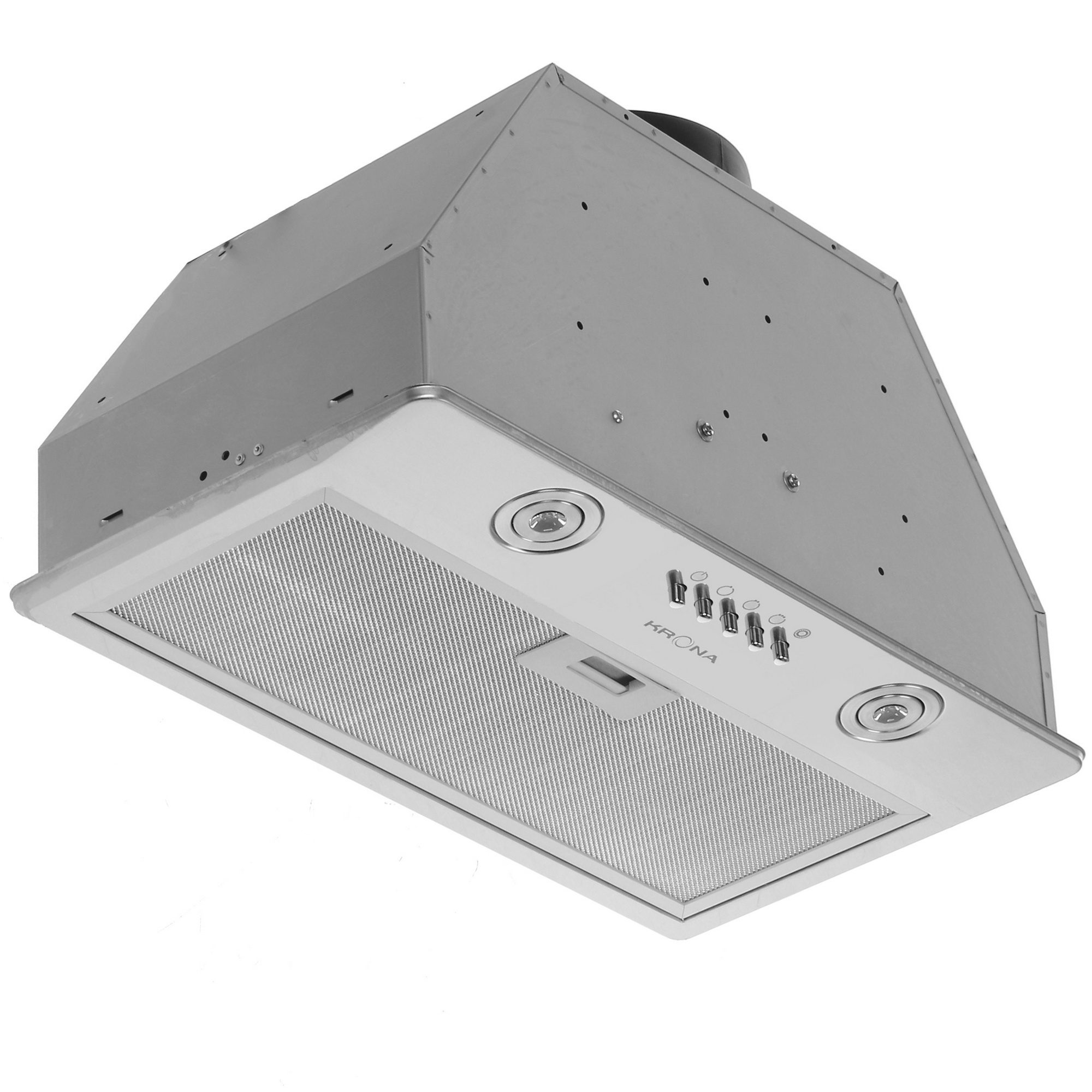 8184304 Вытяжка полновстраиваемая KRONA RUNA 600 PB серебристый STDN-0142487