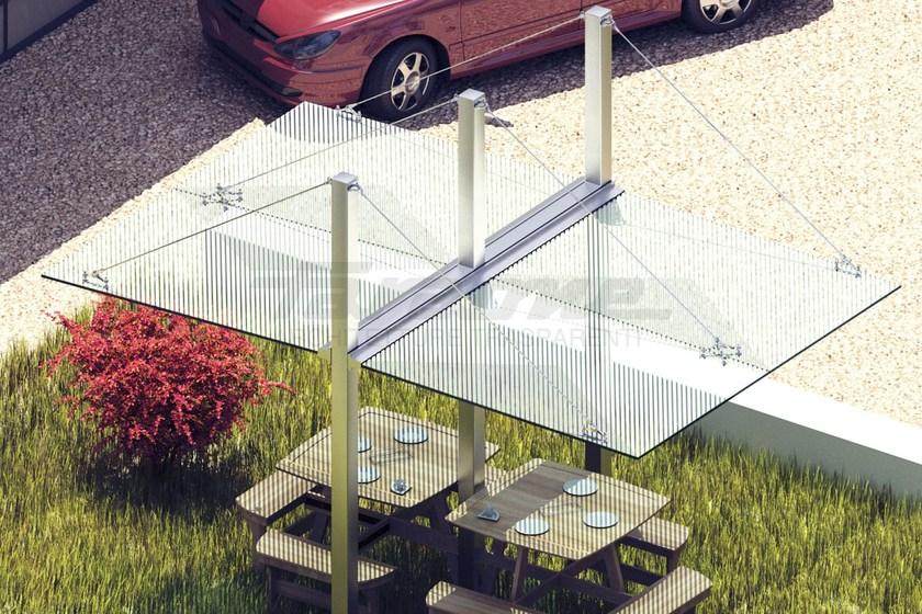 FARAONE Многофункциональный стеклянный навес sun-id-1353424 - Вид №2