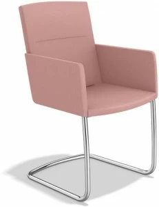 Casala Стул консольный из ткани с подлокотниками Leon ii 2665/11