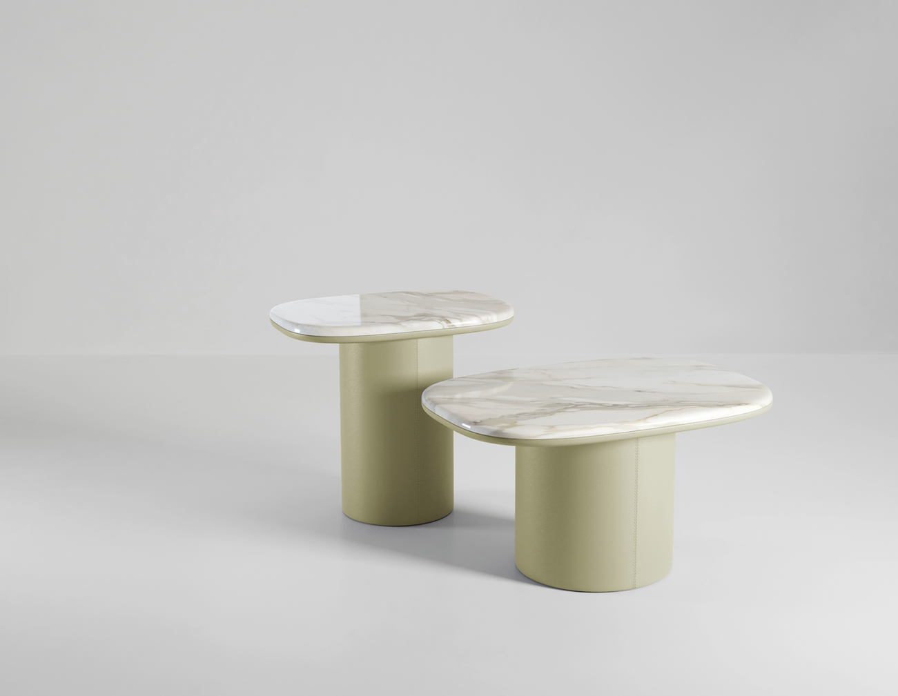 Gemini Soft Hex Major Кофейный столик с мраморной столешницей Standard Secolo  - Вид №1