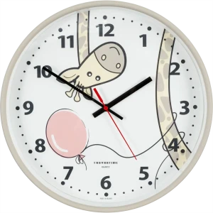 Часы настенные «Жираф» круглые 30 см цвет бежевый