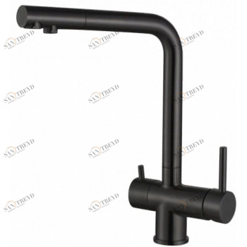 Zorg SZR-7039 GRAFIT Смеситель для кухни Zorg 297х196/220.5 мм 