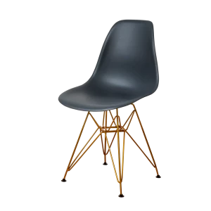 91988721 Кухонный стул Derstuhl Gold 45x82x45 см полипропилен цвет темно-серый STLM-1387479