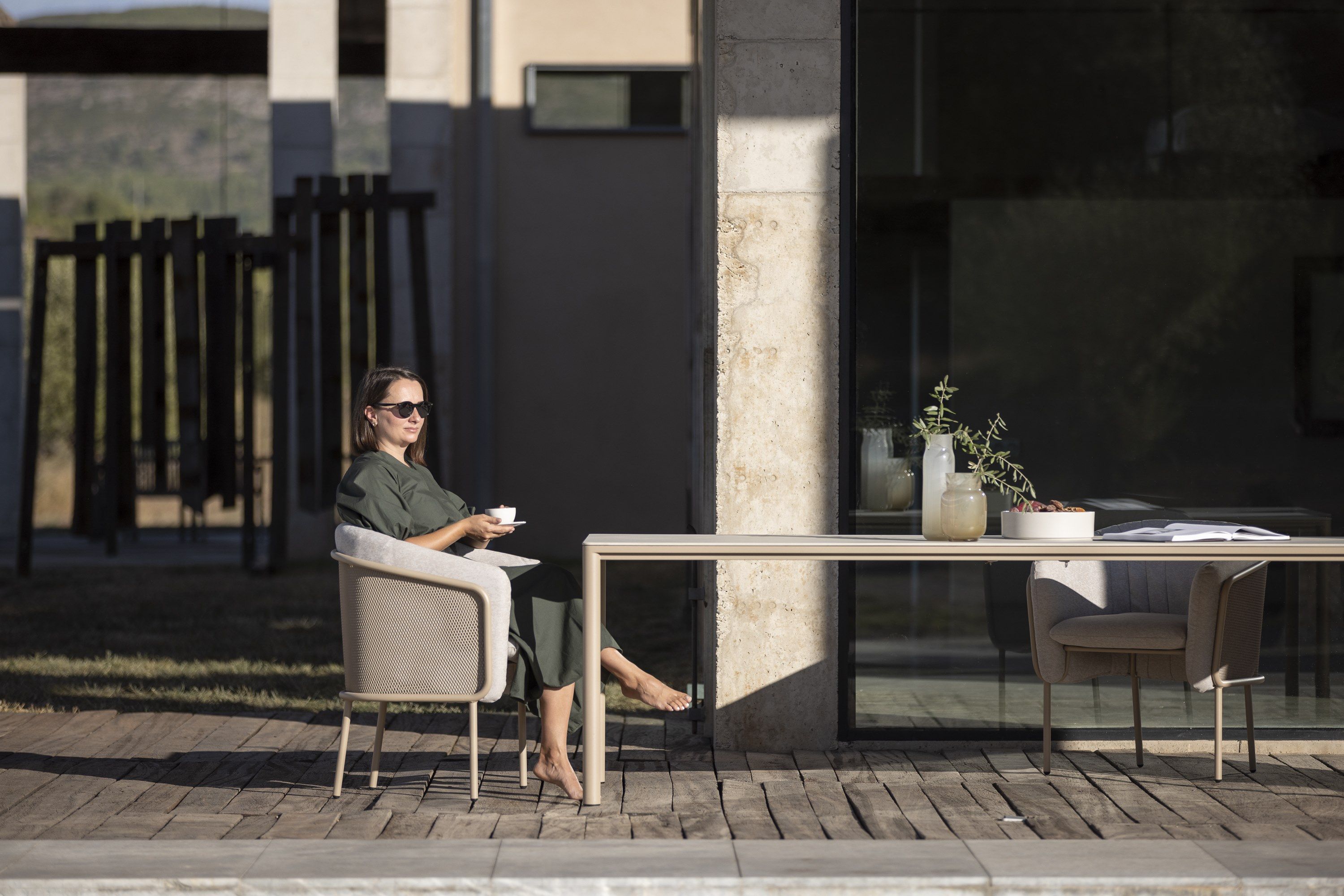 Садовый стул с подлокотниками Todus слайд ARCH-00113264 - Вид №4