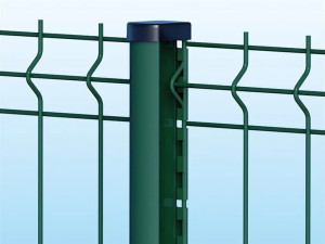 Фасонный столб для металлического забора