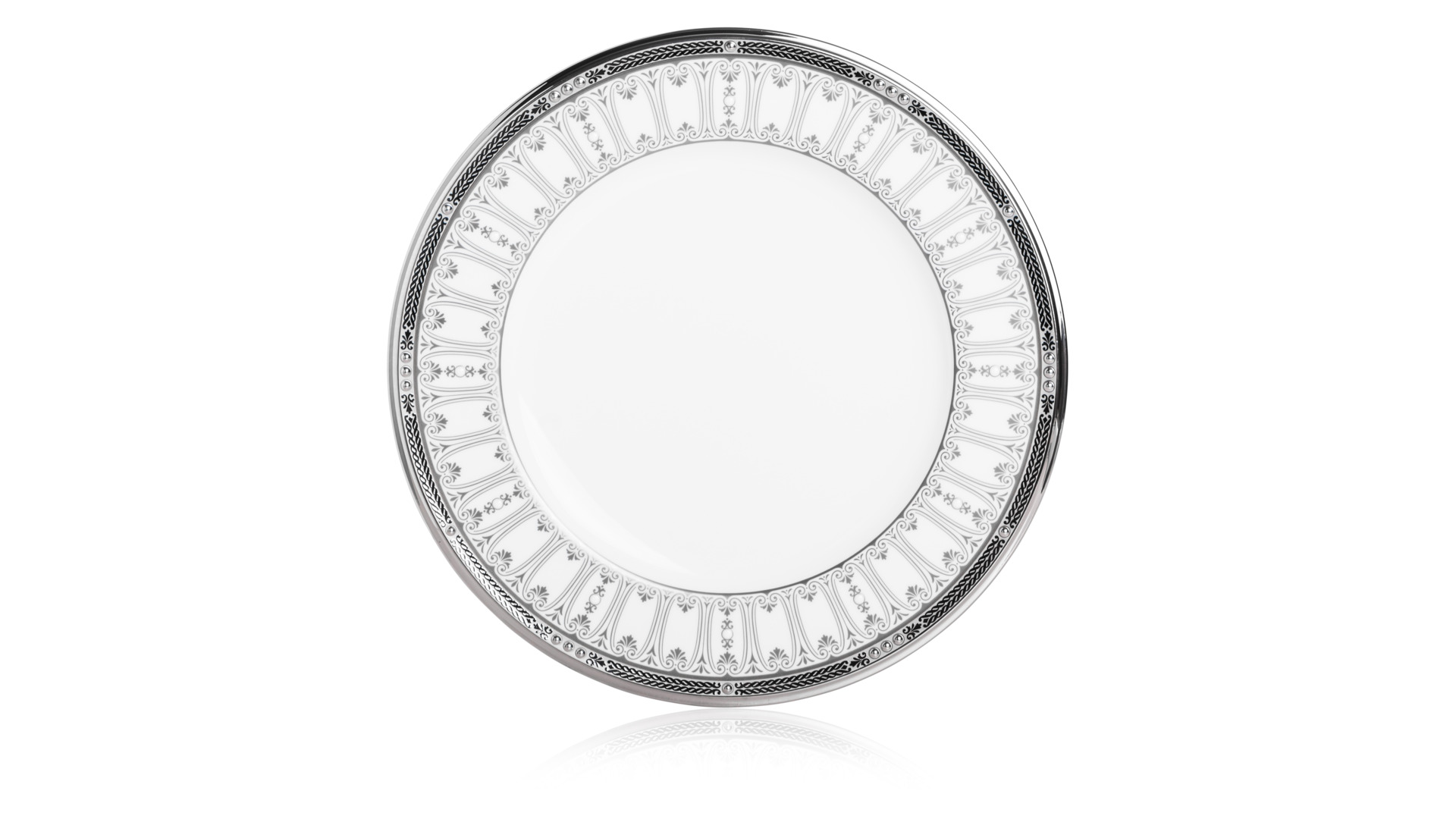 10654836 Noritake Сервиз столовый Noritake "Чатлайн, платиновый кант" 6/27 Фарфор костяной  - Вид №8