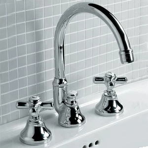 Смеситель на 3 отверстия для раковины с высоким изливом UTCI100ACR Devon Devon CITY