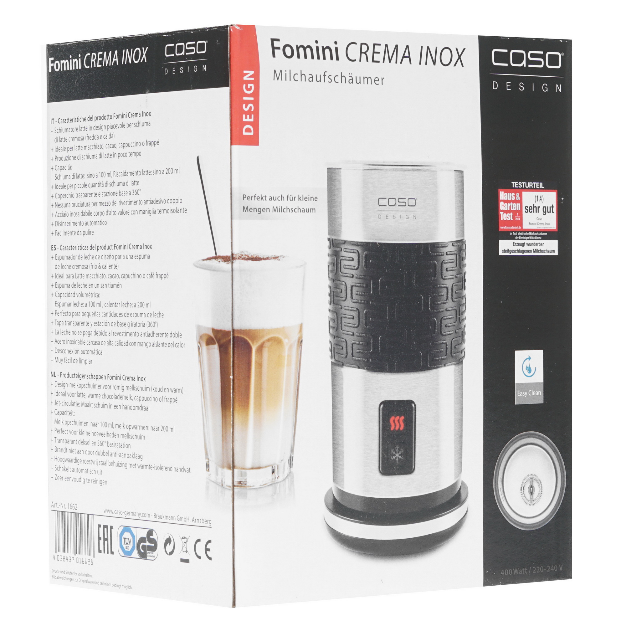 1114744 Капучинатор-вспениватель  CASO Fomini Crema Inox STDN-0037705 - Вид №6