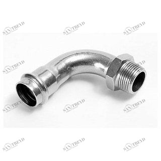 Угол H-пресс 22 х 1/2" нержавеющая сталь IBP PS4001G0220600