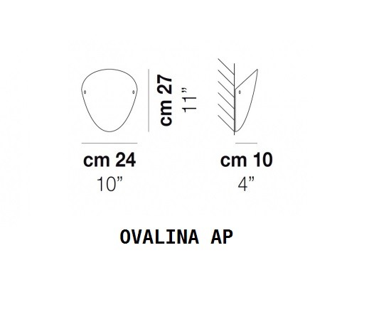 Vistosi Ovalina AP настенный 61109 - Вид №2