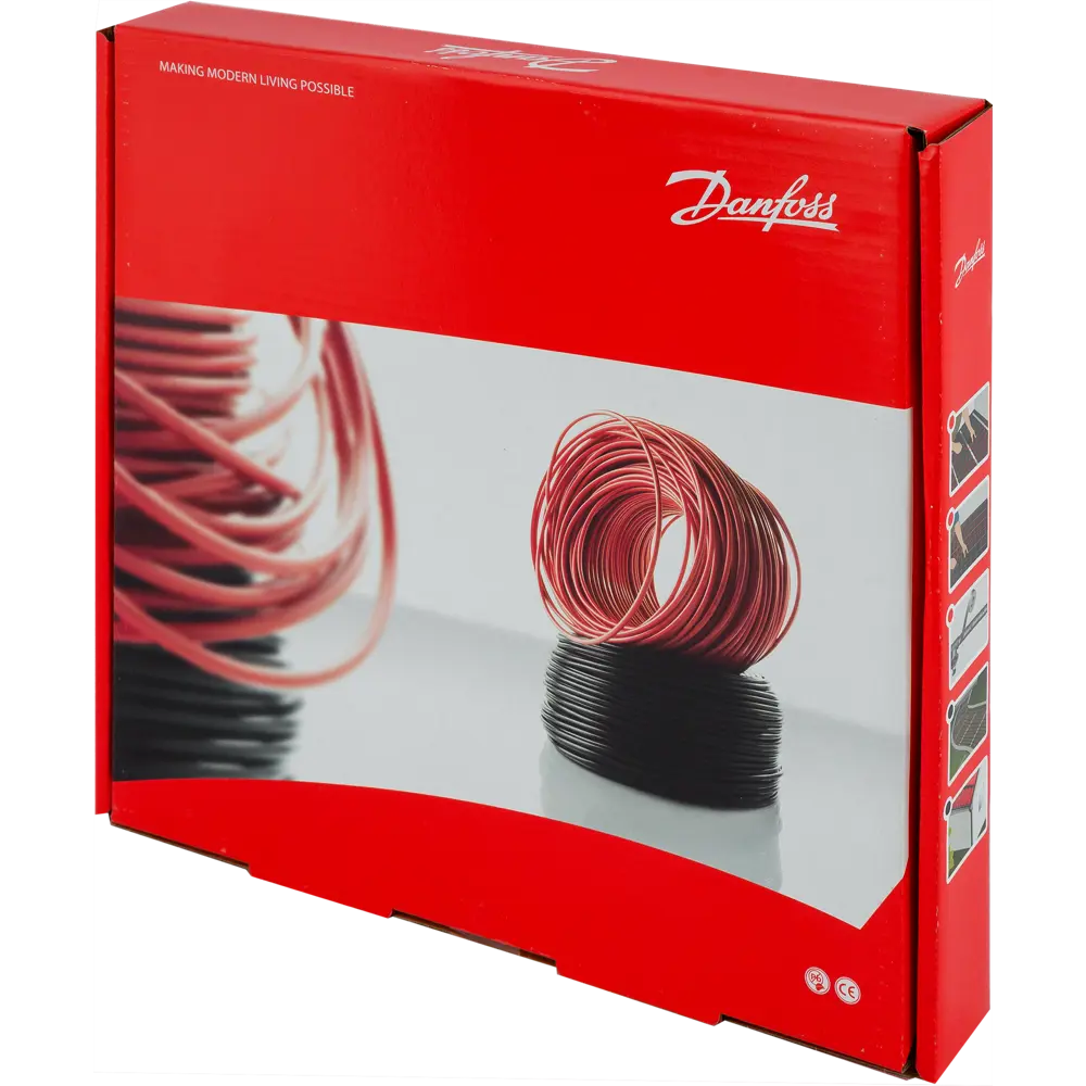 Нагревательный кабель для теплого пола Danfoss ECflex 18T 15 м, 270 Вт STLM-2202046 - Вид №4