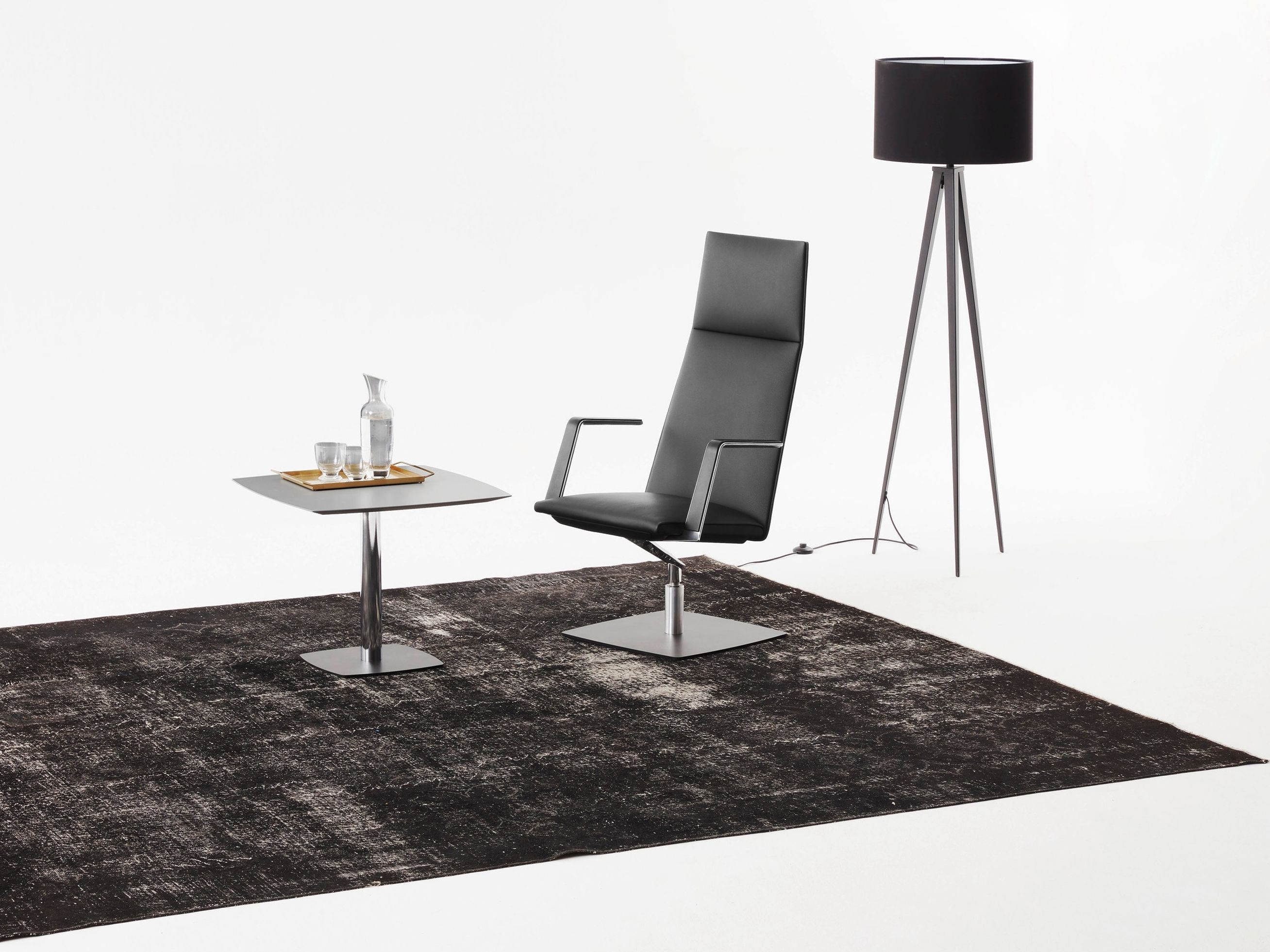 Кожаное офисное кресло с высокой спинкой Spiegels .Leptos lounge ARCH-00145875 - Вид №4