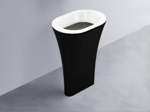 AMLA65-BL+AMPILO-FN+AMCOLO-N Раковина Amedeo Ovale отдельностоящая cielo Enjoy + Amedeo