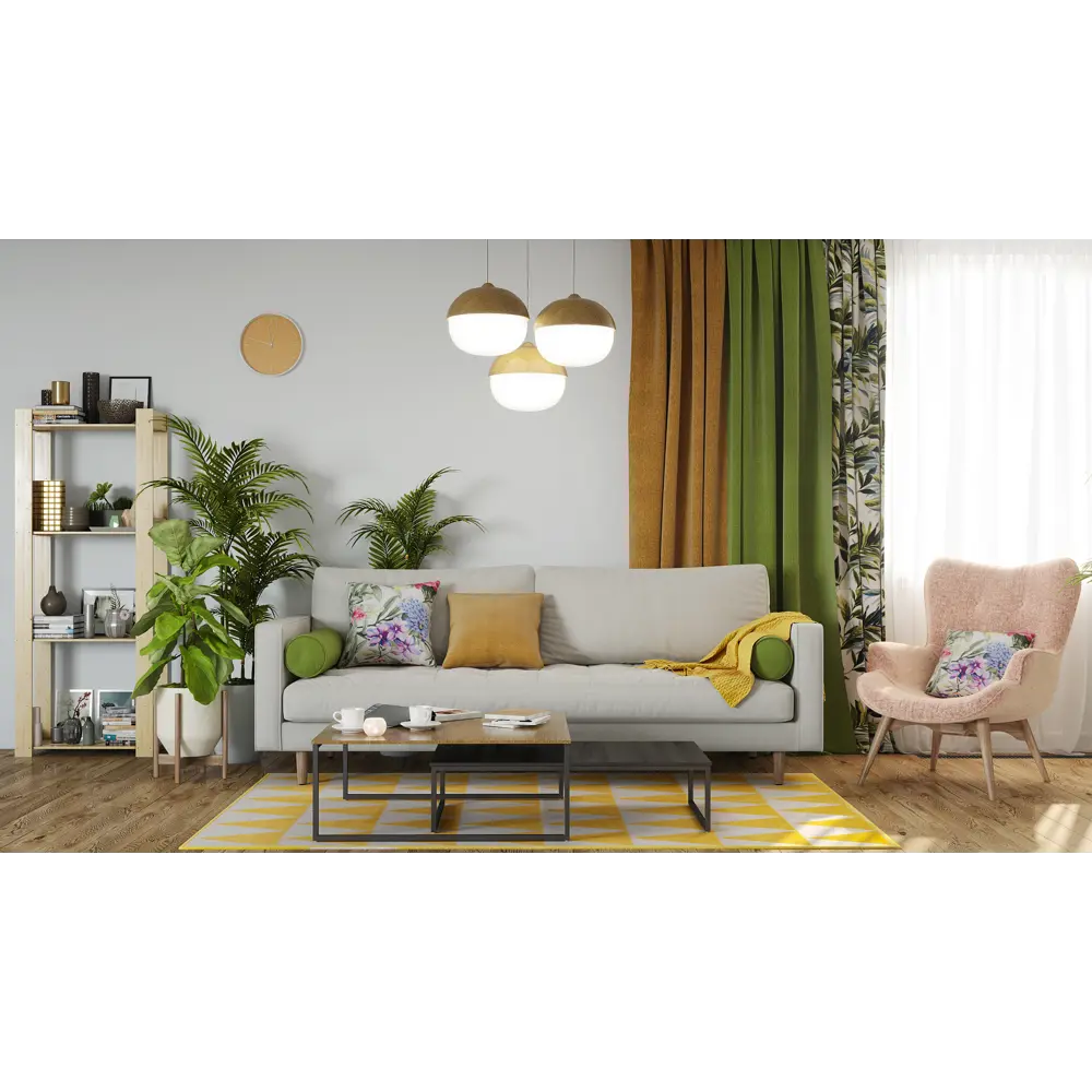 Штора на ленте со скрытыми петлями Inspire Looks 200х260 см цвет зелёный 18614174 STLM-2155347  - Вид №10