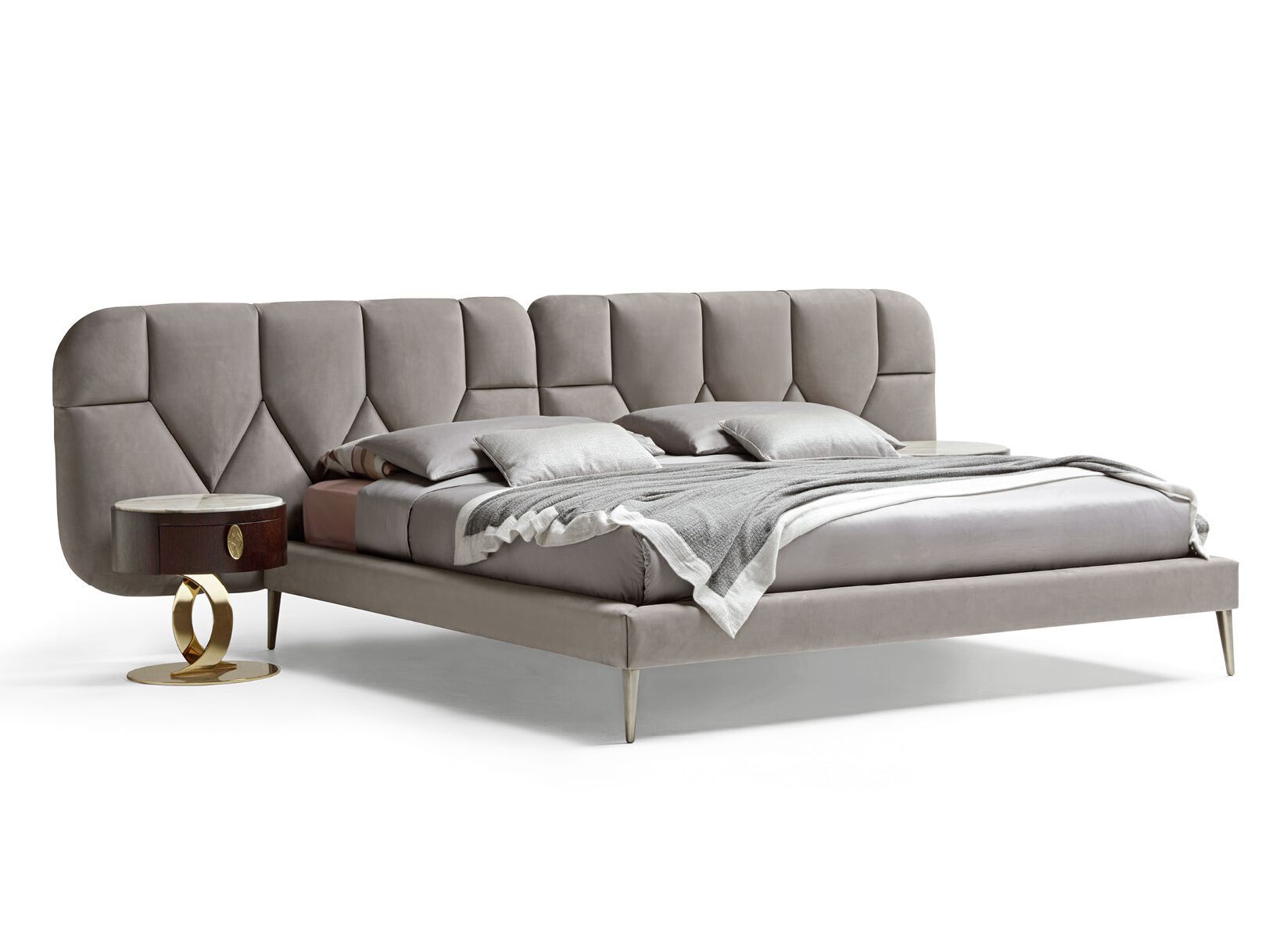 Двуспальная кровать из ткани с мягким изголовьем OPERA CONTEMPORARY DOROTHY ARCH-00085998 - Вид №1
