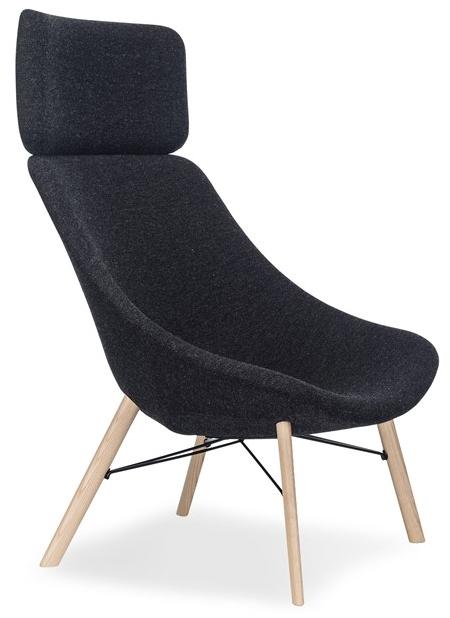 Lapalma Кресло из ткани с высокой спинкой Auki S115 - Вид №1