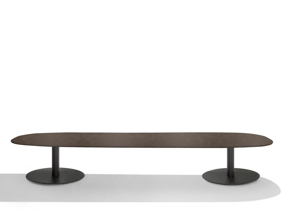 Керамический низкий садовый столик TRIBÙ T-Table ARCH-00077105 - Вид №9