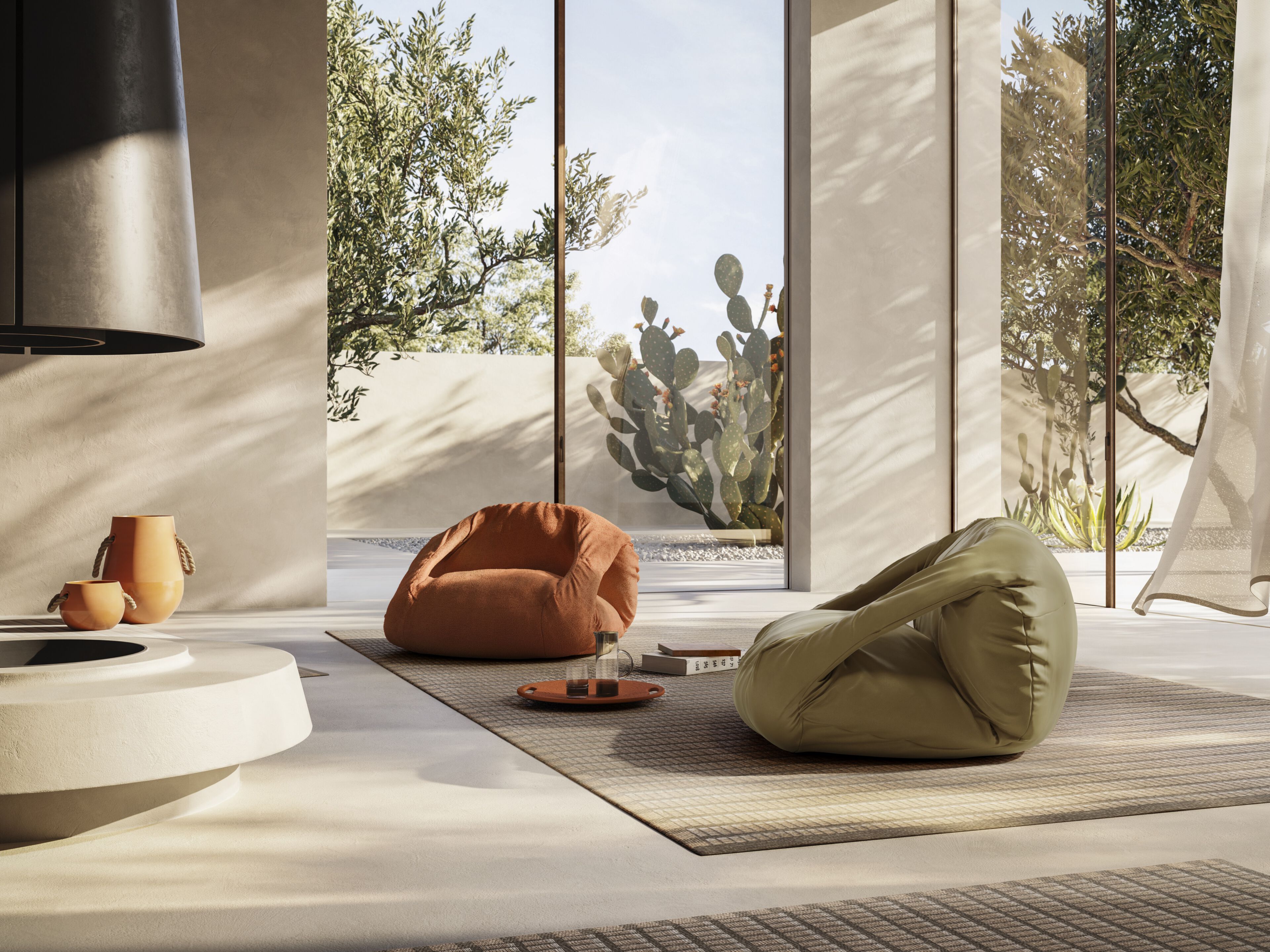 Пуф мешок ткани Natuzzi Italia TERRA ARCH-00028678 - Вид №9