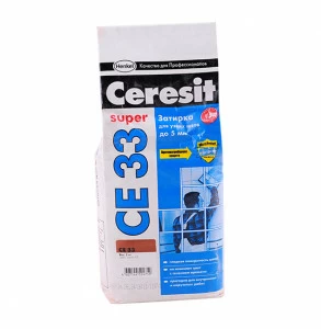 Затирка №52 Super СЕ 33 какао 2кг CERESIT 17429