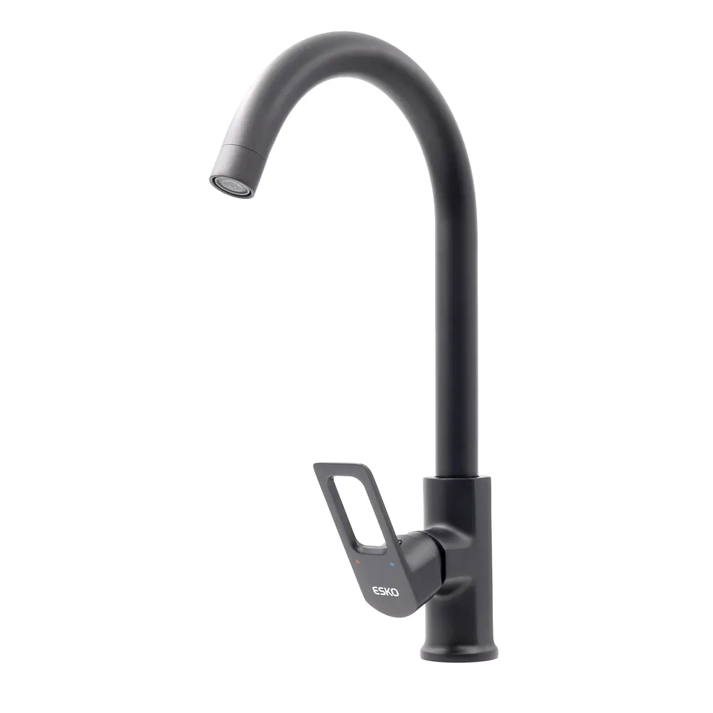 Смеситель кухонный Esko Nancy NC 519B высота 33.2 см цвет черный NC519B STLM-2205816 - Вид №2