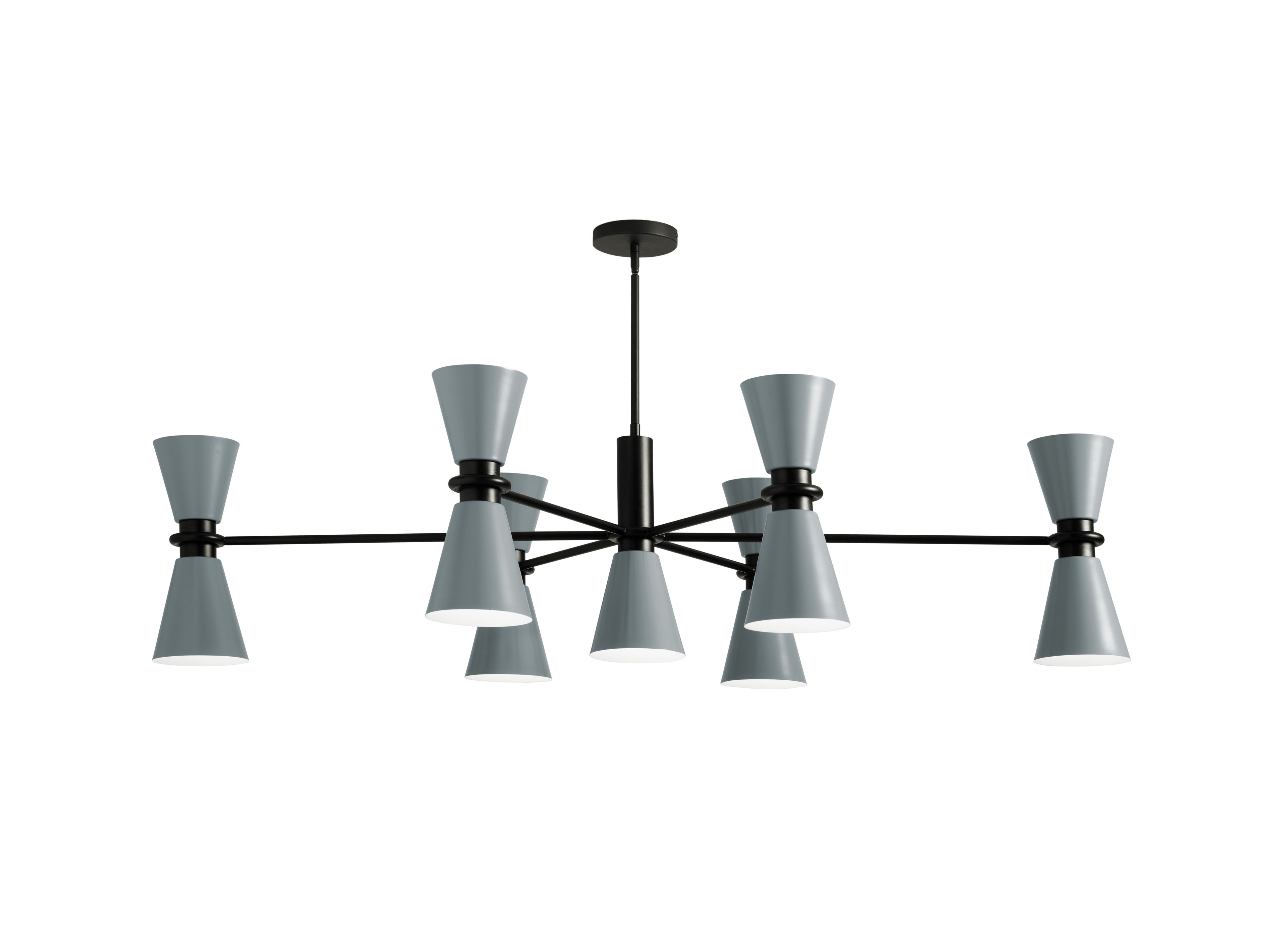 Окрашенная металлическая люстра Miloox Grail ARCH-00149345