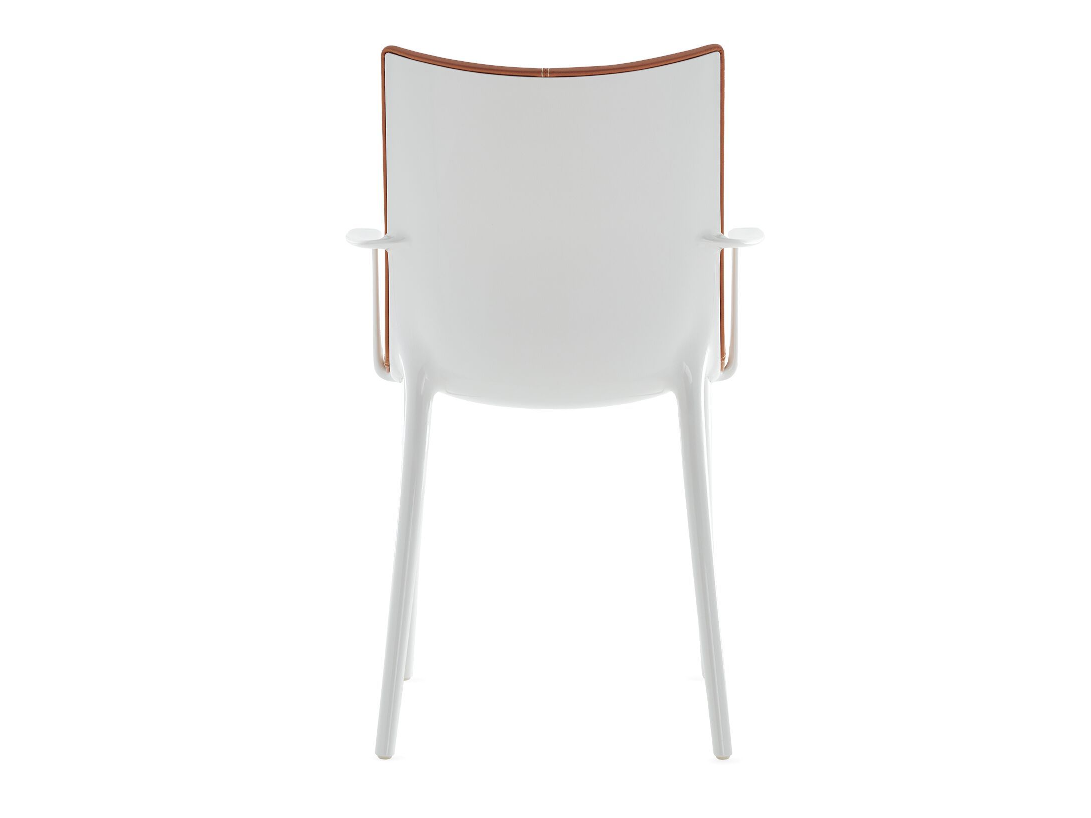 Стул из искусственной кожи с подлокотниками Kartell H. H. H ARCH-00005798