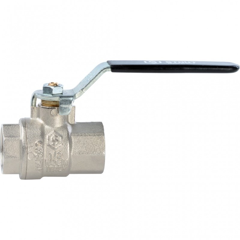 Кран шаровый STOUT ВВ 1/2" полнопроходной, рычаг SVB0001000015 - Вид №1