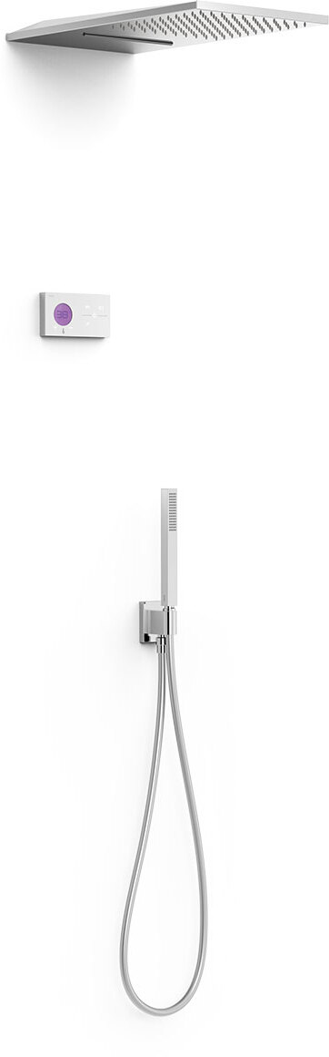 SHOWER TECHNOLOGY 3-ходовой встраиваемый электронный термостатический смеситель для душа, набор для душа-09286308 TRES